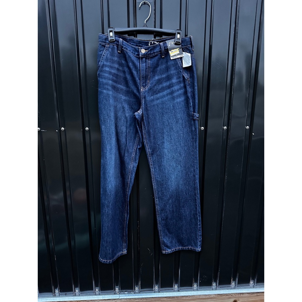Art Class Kids Relaxed Straight Carpenter Jeans Medium Wash Blue Size 18 NWT
